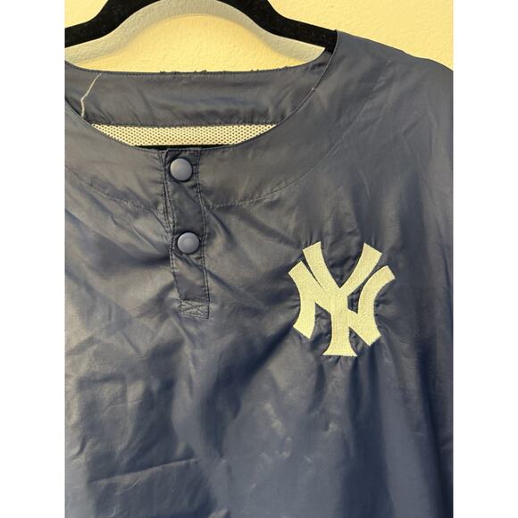 New York Yankees Nylon Warm-Up Pullover Diamond Collection Starter Size XXL - Picture 2 of 10